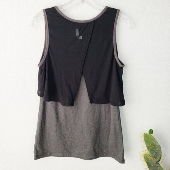LOLE Performance Tunic Tank Top Mesh Overlay size M - Picture 2 of 10